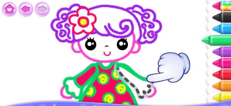 Kids Drawing Games for Girls! Apps for Toddlers! screenshot 3