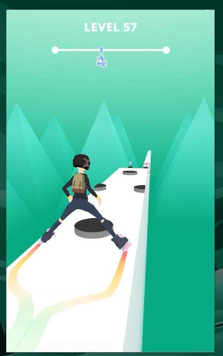 Pulley Parkour gameplay screenshot 1