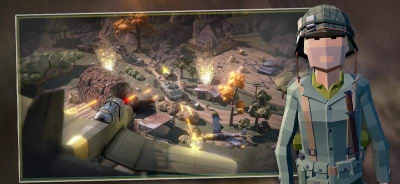 World War 2 Shooting Games: Polygon WW2 Shooter screenshot 3
