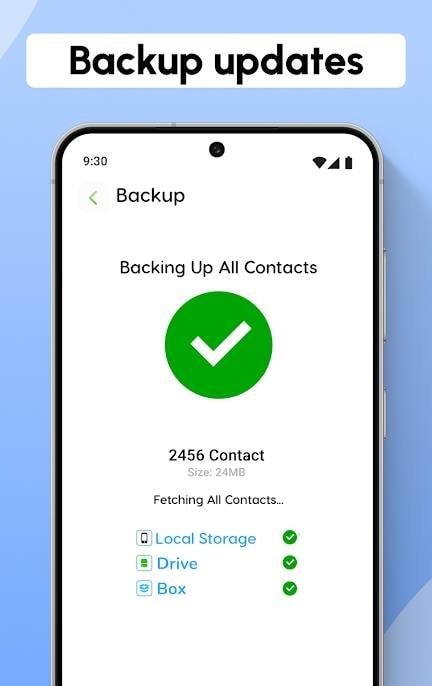 Contacts Backup and Restore screenshot 4