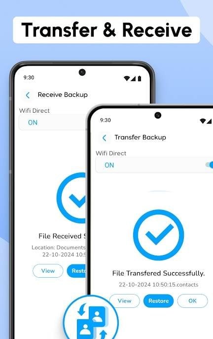 Contacts Backup and Restore screenshot 2
