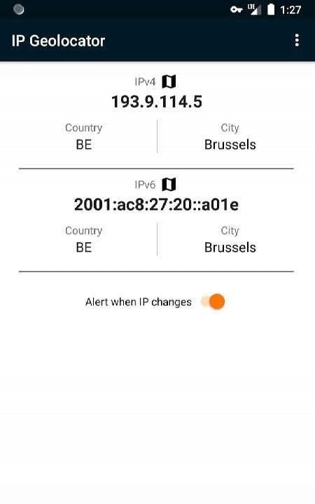 IP Address & Geolocation screenshot 1