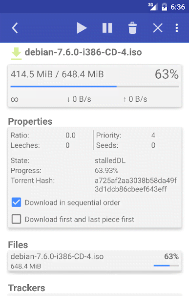 qBittorrent Controller Pro screenshot 2