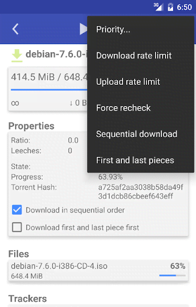 qBittorrent Controller Pro screenshot 3