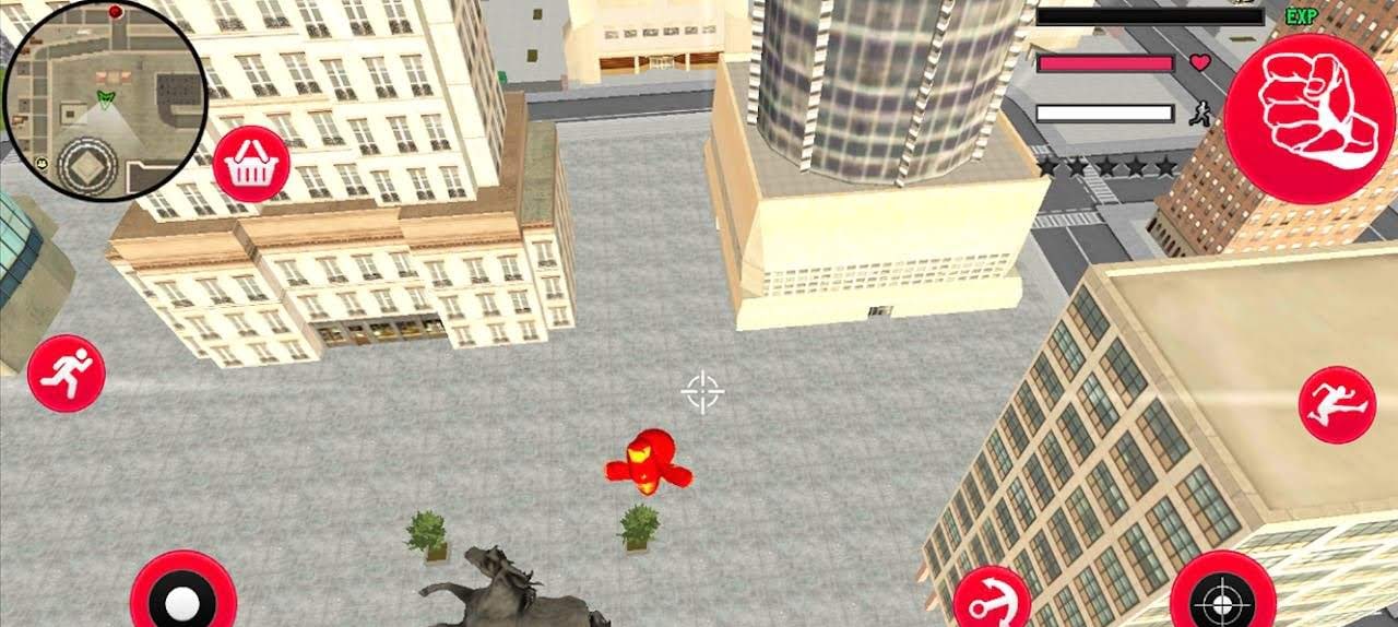 Iron Stickman Rope Hero War Gangstar OffRoad gameplay preview 4