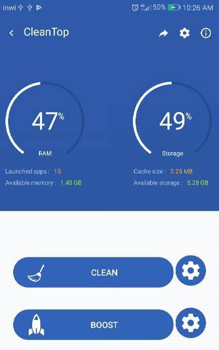 Cleantoo : Clear Cache & Close Apps screenshot 4