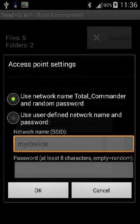 WiFi/WLAN Plugin for Totalcmd screenshot 3