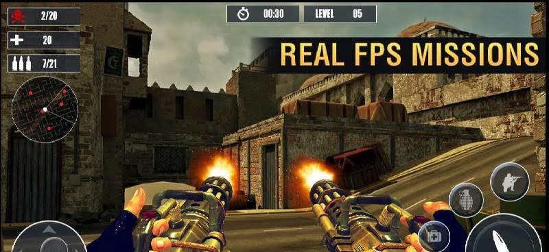Gun Game Simulator: Machine Gun Shoot War Strike screenshot 1