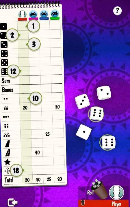 Yatzy Offline and Online - Free Dice Game screenshot 2