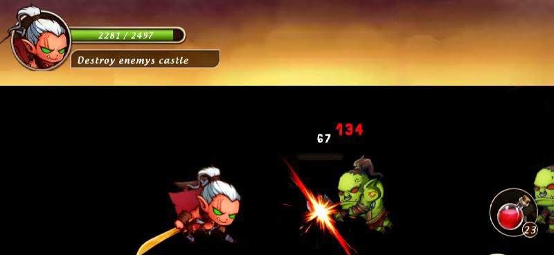 Sword Masters: Fight of Heroes gameplay screenshot 2