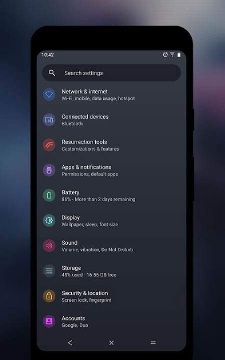 Gravija Substratum Theme screenshot 2