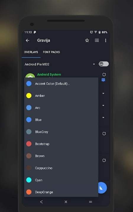 Gravija Substratum Theme screenshot 4
