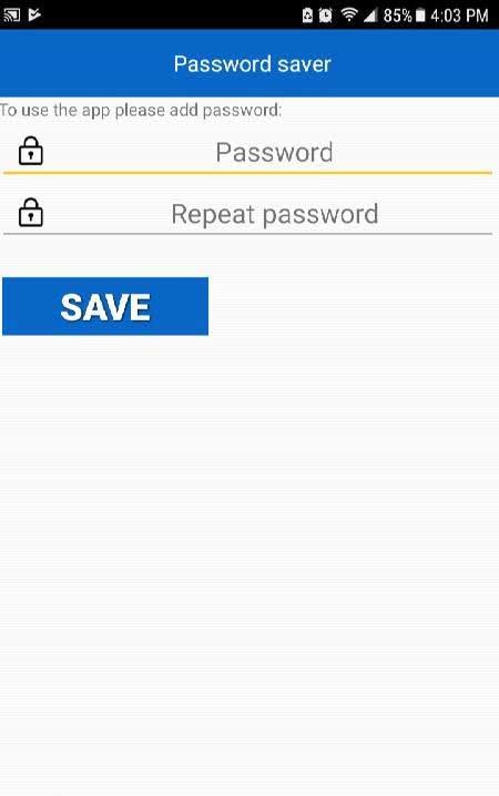 Password Saver screenshot 1