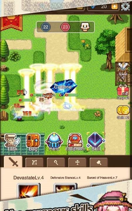 Adventure of Warriors-idle strategy RPG screenshot 4