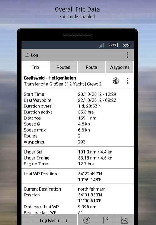 LD-Log - GPS Tracker & Logbook screenshot 1