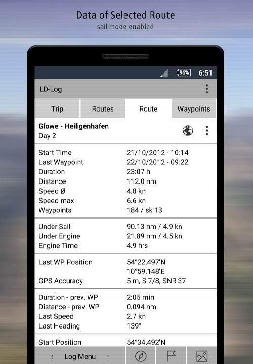 LD-Log - GPS Tracker & Logbook screenshot 3