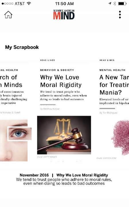 Scientific American MIND screenshot 2
