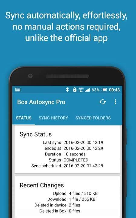 BoxSync - Autosync for Box screenshot 2
