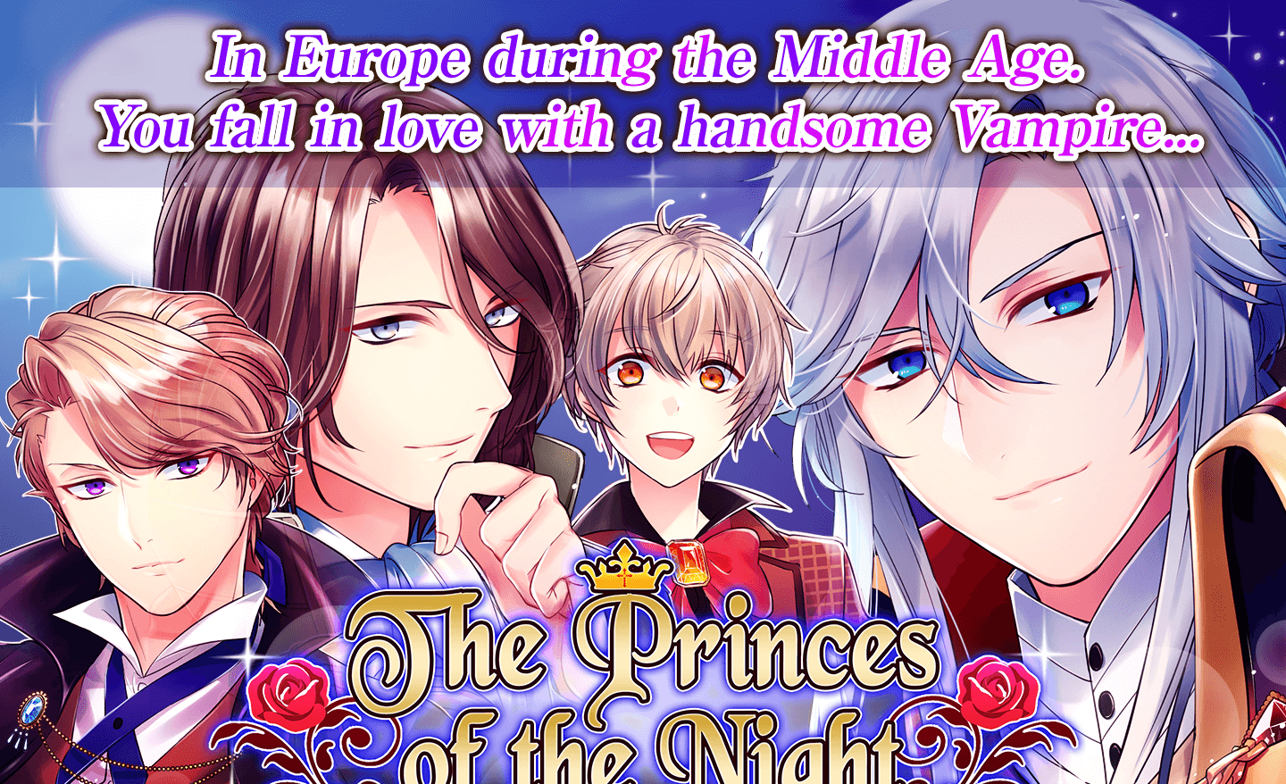 The Princes of the Night : Otome games dating sim screenshot 3