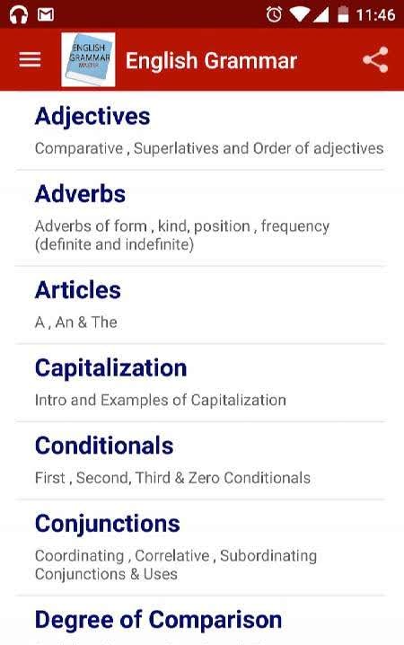 English Grammar Master screenshot 1