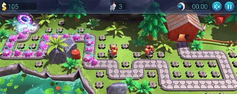 Defenchick TD - Tower Defense 3D Game screenshot 4