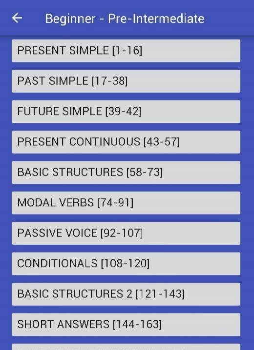 5555 English Grammar Tests screenshot 1