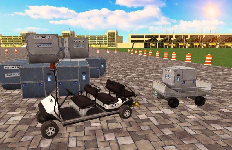 Airport Cargo Driving Simulator 2020 Parking Games screenshot 3