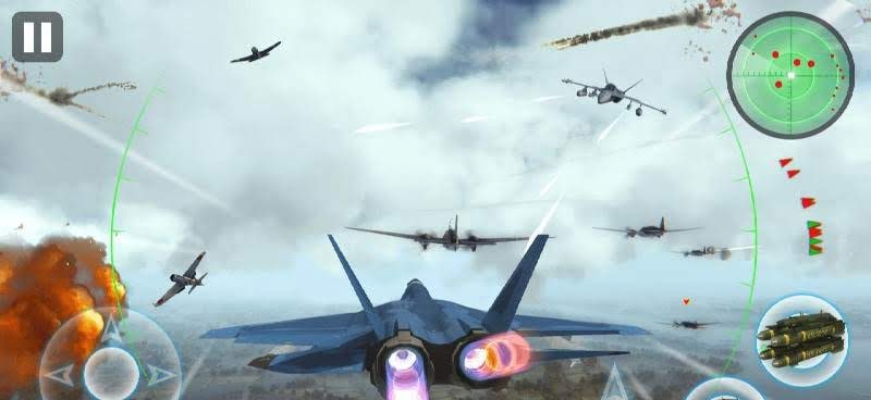 Air Thunder War gameplay screenshot 2