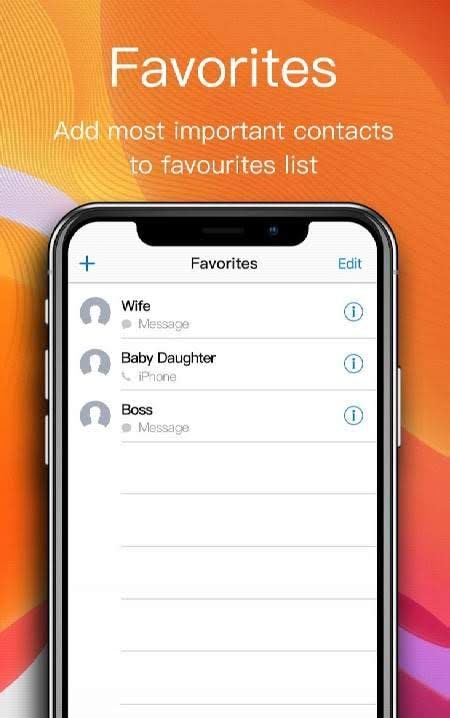 Os13 Dialer - Phone X&Xs Max Contacts & Call Log screenshot 1