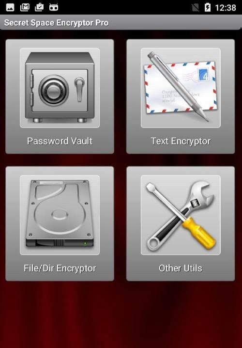 SSE - File/Text Encryption & Password Vault screenshot 1
