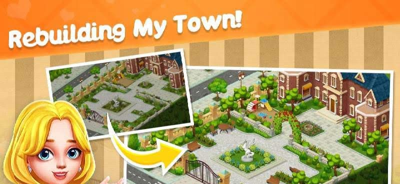 Town Story - Match 3 Puzzle screenshot 2