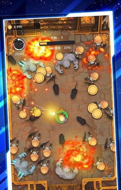 Combat encounter in Zombie Shooter Frontier Battle