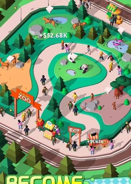 Idle Animals Kingdom - Wonder Zoo Tycoon screenshot 4
