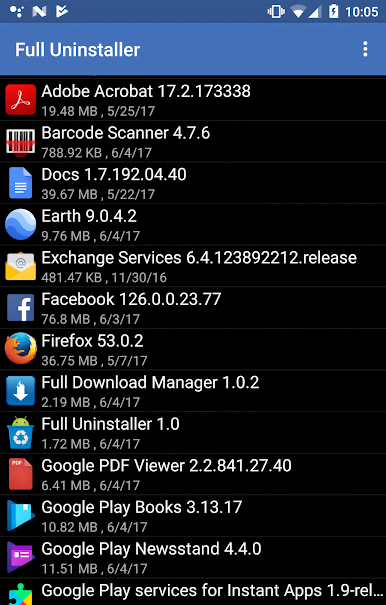 Full Uninstaller screenshot 1