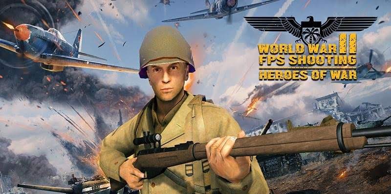 World War II FPS Shooting : Heroes of War screenshot 3