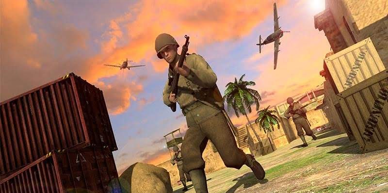 World War II FPS Shooting : Heroes of War screenshot 2