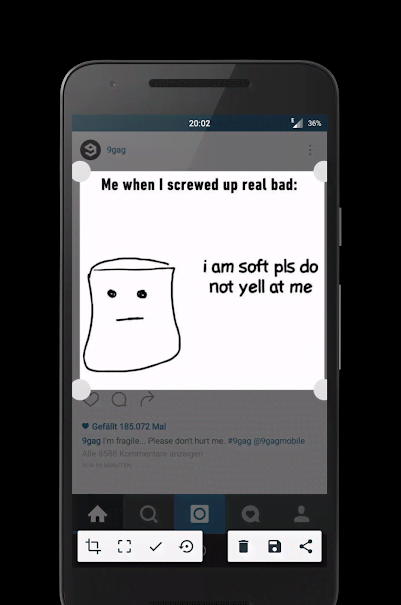 Screenshot Crop & Share screenshot 2