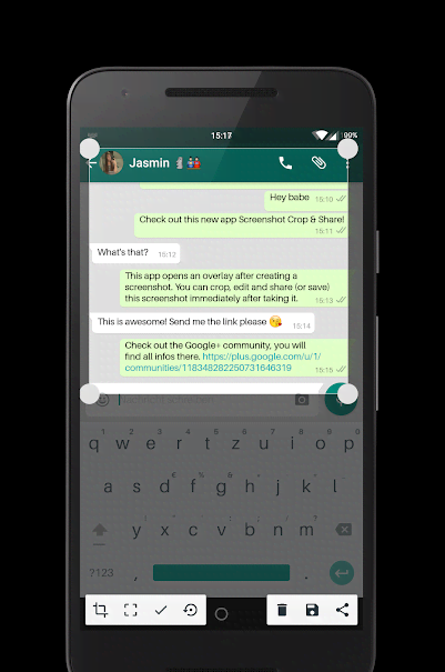 Screenshot Crop & Share screenshot 3