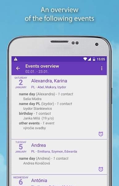 Name Days Pro screenshot 3