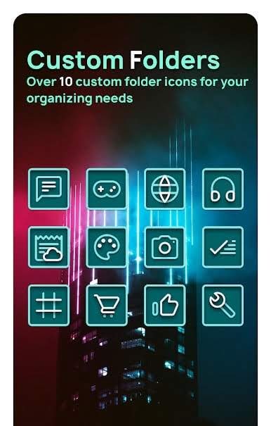 Relevo Square - Icon Pack screenshot 3