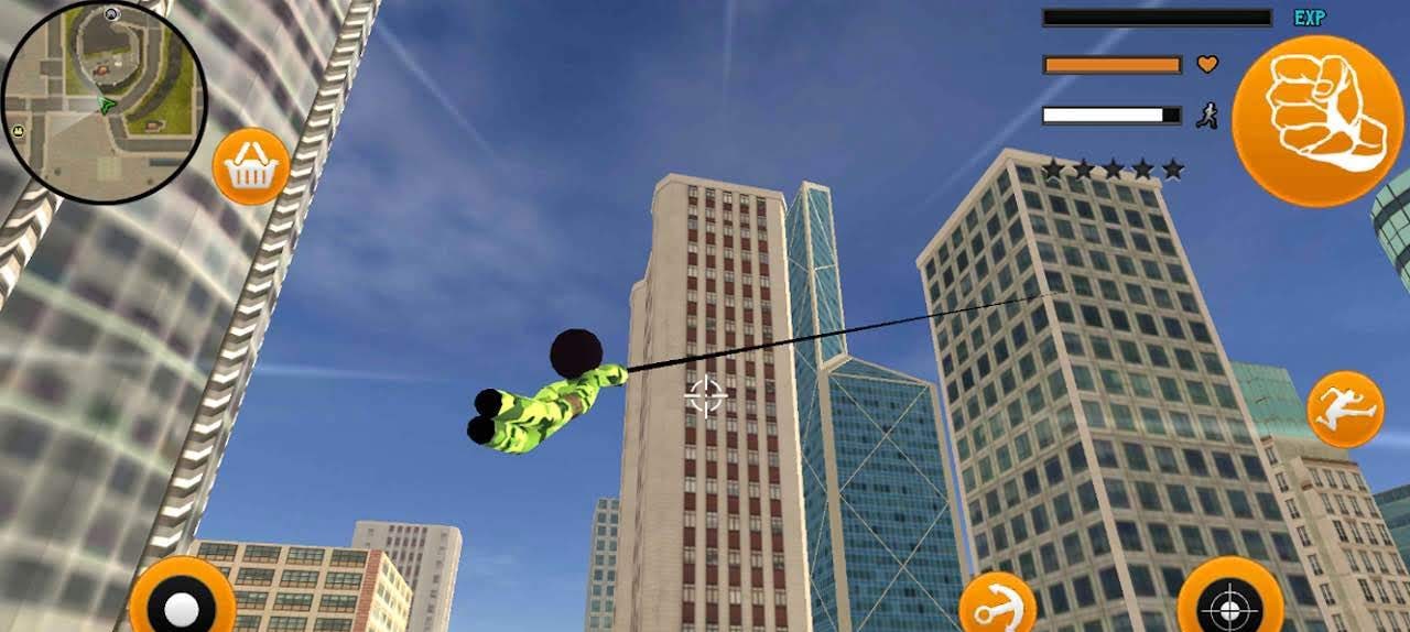 Army Commando Stickman Rope Hero Survival screenshot 2