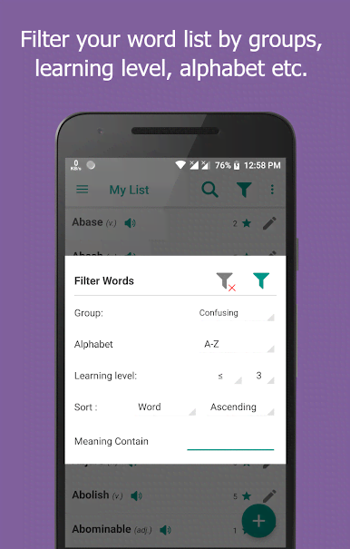 Word Store: learn, save, practice vocabulary screenshot 3