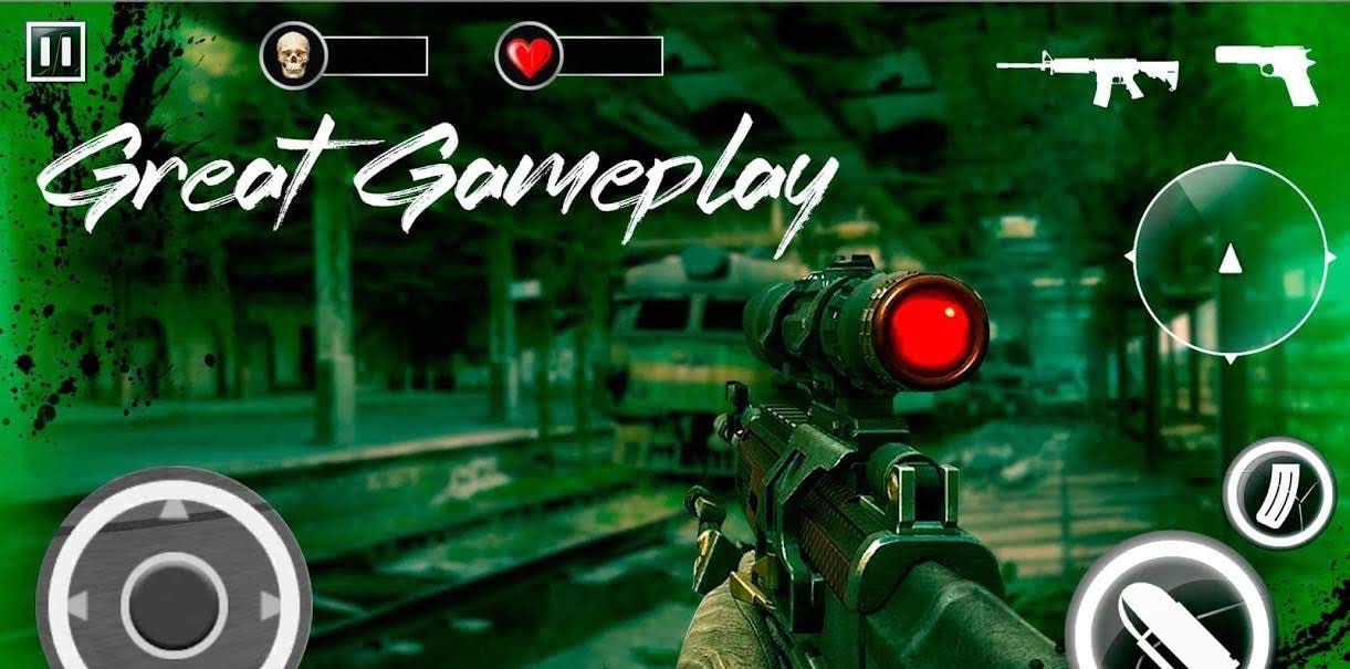 Z For Zombie: Freedom Hunters - FPS Shooter Game gameplay screenshot 1
