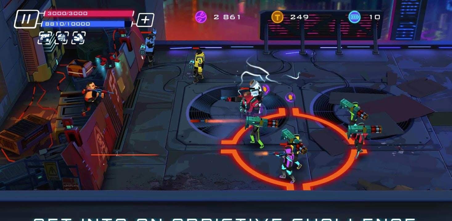 Uprising: Cyberpunk 3D Action Game screenshot 1