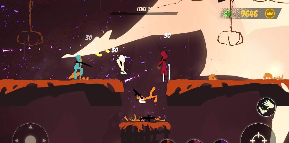 Stickfight Shadow gameplay screenshot 2