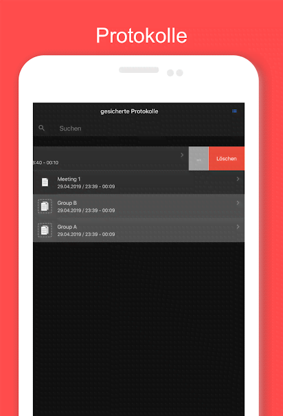 Minutes in Minutes - meeting minutes taker screenshot 1