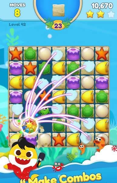 Baby Shark Match: Ocean Jam screenshot 2
