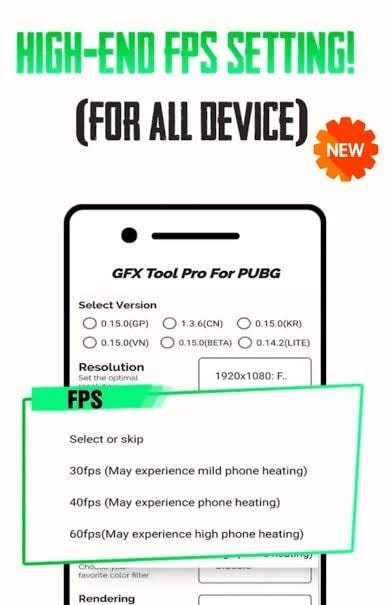 50X GFX Tool Pro For PUBG - No ban, No Ads screenshot 2