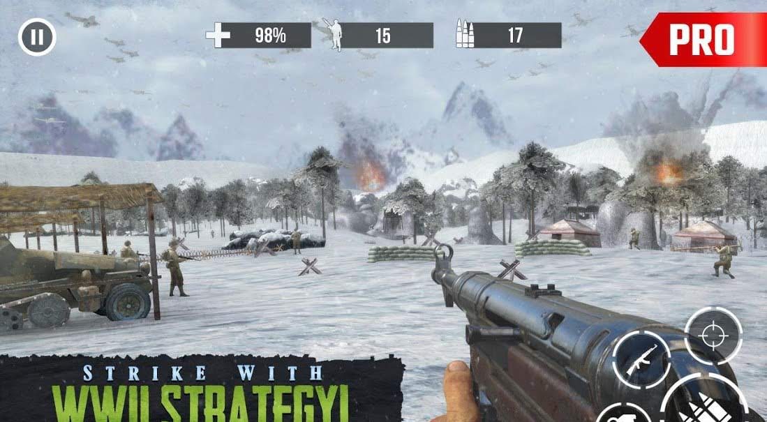 Call of Sniper Pro: World War 2 Sniper Games gameplay screenshot 3