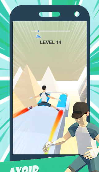 Urban Parkour - Smashing Roller Game screenshot 3